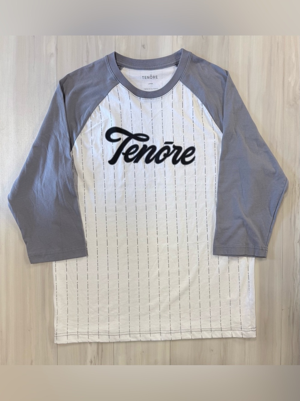 Tenore baseball tee, size Large, limited quantity, not sold online🔥